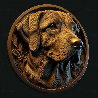 3D model Alan dog breed dog (STL)